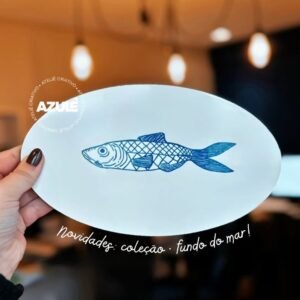 Azulejo Oval - Coleção Fundo do Mar